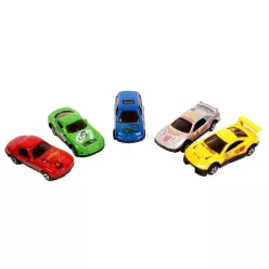 Fém kisautó 5 darabos készlet