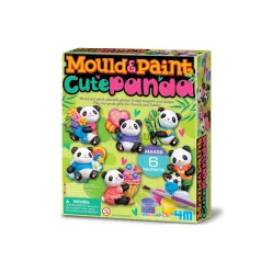 4M Gipszkiöntõ-Cuki panda mágnesek