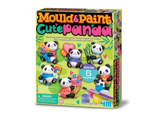4M Gipszkiöntõ-Cuki panda mágnesek