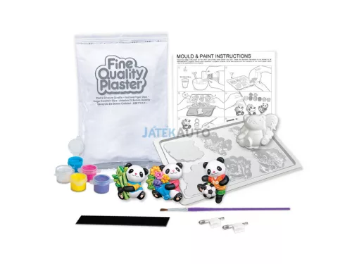 4M Gipszkiöntõ-Cuki panda mágnesek