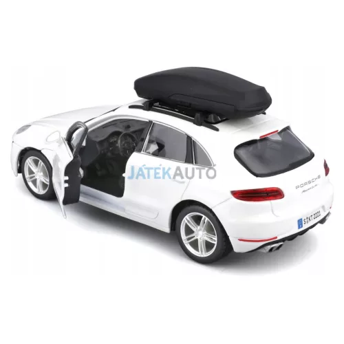 Bburago 1:24 Porsche Macan tetőcsomagtartóval 18-23013