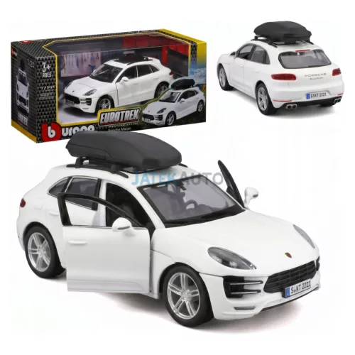 Bburago 1:24 Porsche Macan tetőcsomagtartóval 18-23013