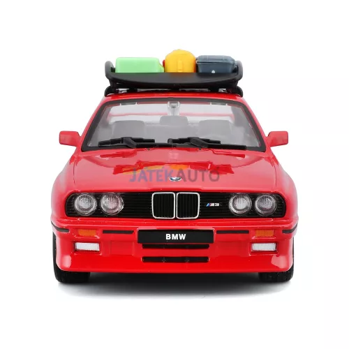 Bburago 1:24 BMW M3 1988 tetőcsomagtartóval - 18-23014