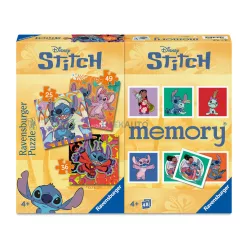 Stitch memóriajáték és puzzle 2in1