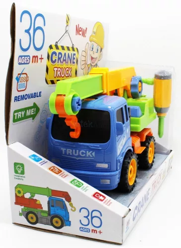 Szerelhető darus teherautó - 22 cm