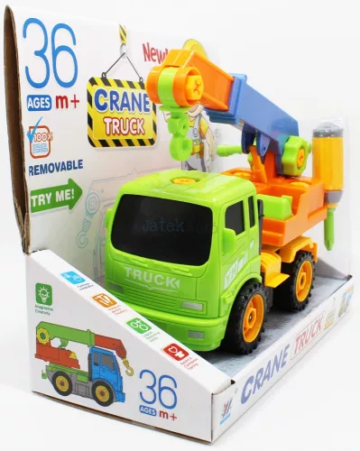 Szerelhető darus teherautó - 22 cm