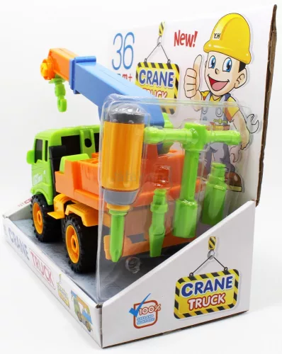 Szerelhető darus teherautó - 22 cm