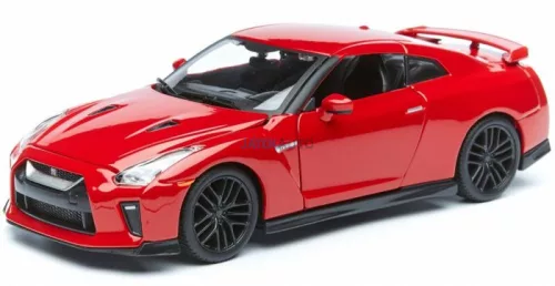  Bburago 1:24 Nissan GT-R 2017 sportautó 18-21082 