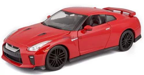  Bburago 1:24 Nissan GT-R 2017 sportautó 18-21082 