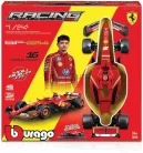 Bburago 1:24 F1 KIT - összeszerelhető modell autó / versenyautó - Ferrari/Leclerc 18-26856