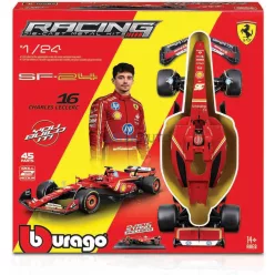 Bburago 1:24 F1 KIT - összeszerelhető modell autó / versenyautó - Ferrari/Leclerc 18-26856