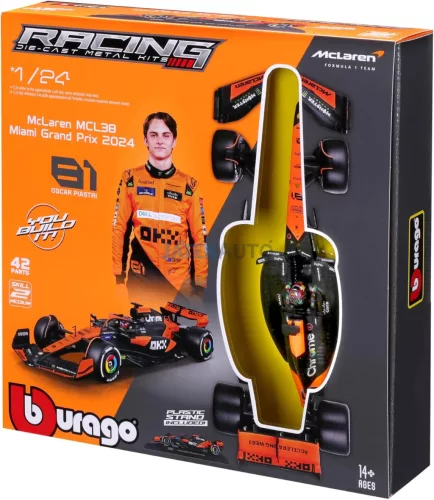  Bburago 1:24 F1 KIT - összeszerelhető modell autó / versenyautó - McLaren /Piastri 18-28505