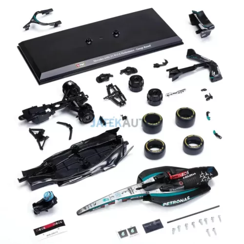  Bburago 1:24 F1 KIT - összeszerelhető modell autó / versenyautó - Mercedes / Russel 18-28514 