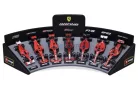 Bburago 1:43 F1 versenyautó  - Ferrari F1 - 7 db-os szett demo állványon