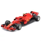 Bburago 1:43 F1 versenyautó  - Ferrari F1 - 7 db-os szett demo állványon
