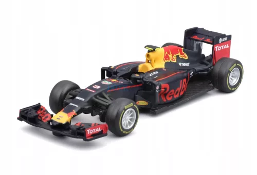 Bburago 1:43 F1 versenyautó - Oracle Red Bull F1 - 7 db-os szett demo állványon 18-38168