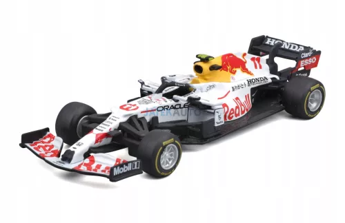 Bburago 1:43 F1 versenyautó - Oracle Red Bull F1 - 7 db-os szett demo állványon 18-38168