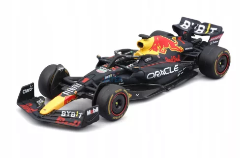 Bburago 1:43 F1 versenyautó - Oracle Red Bull F1 - 7 db-os szett demo állványon 18-38168
