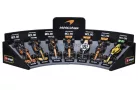 Bburago 1:43 F1 versenyautó - Mclaren F1 - 7 db-os szett demo állványon 18-38169