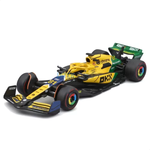 Bburago 1:43 F1 versenyautó - Mclaren F1 - 7 db-os szett demo állványon 18-38169