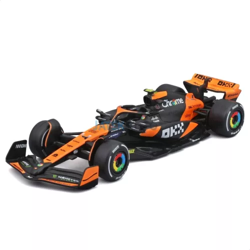 Bburago 1:43 F1 versenyautó - Mclaren F1 - 7 db-os szett demo állványon 18-38169
