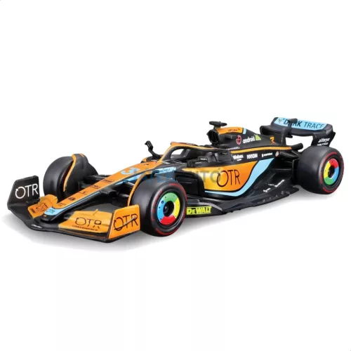 Bburago 1:43 F1 versenyautó - Mclaren F1 - 7 db-os szett demo állványon 18-38169