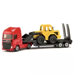 Siku Volvo kamion markolót szállító trélerrel - 1616