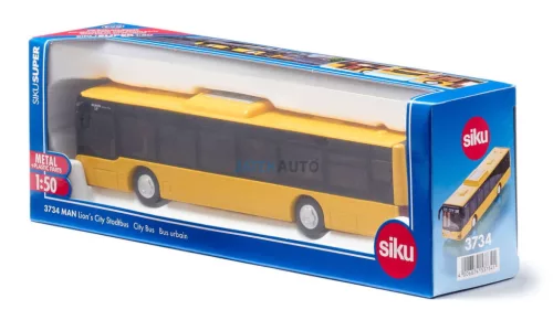  Siku 1:50 sárga MAN busz - 3734 000 05 