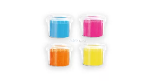 SES Creative -  Jó érzés gyurmázni - Happy 4X90gr