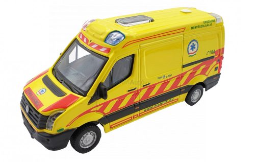 Bburago Volkswagen Crafter magyar mentőautó 1:50 18-32011