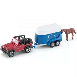 Siku 1:55 Jeep lószállító utánfutóval - 1651