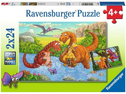 Ravensburger Puzzle 2x24 db - Dínók világa