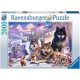 Ravensburger Puzzle 2 000 db - Farkasok a hóban