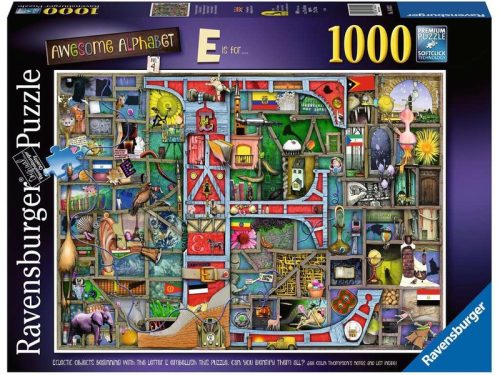 Ravensburger Puzzle 1 000 db - Varázslatos ABC E