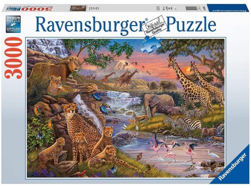 Ravensburger Puzzle 3 000 db - Állati Királyság