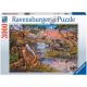 Ravensburger Puzzle 3 000 db - Állati Királyság