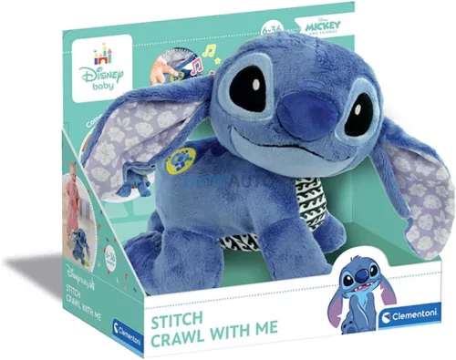 Baby Clementoni Stitch Mássz Velem Plüssfigura