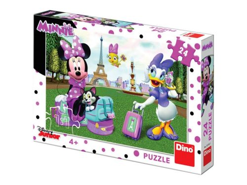 Dino Minnie egér Párizsban 24 darabos puzzle