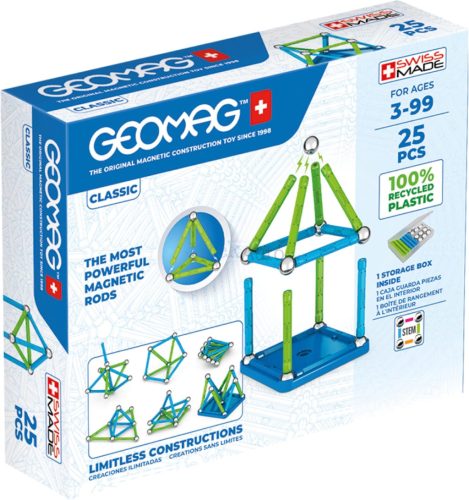 Geomag Classic Green Line 25 darabos mágneses építőjáték