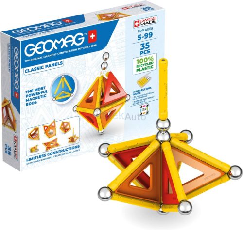 Geomag Classic Panels 35 darabos mágneses építőjáték