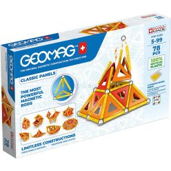   Geomag Classic Panels Recycled 78 darabos mágneses építőjáték