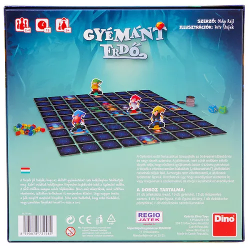 Dino Gyémánt erdő társasjáték