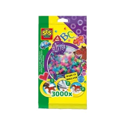   SES Creative - vasalható gyöngy 3 000 darabos készlet - csillogó