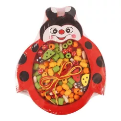 Katicás fa gyöngyfűző készlet