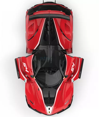 Rastar RC 1:18 Ferrari FXX K Evo összeszerelhető távirányítós autó - 96900