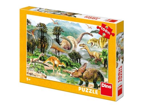 DINO Dinoszauruszok 100 darabos XL puzzle