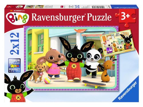 Ravensburger Puzzle 2x12 db - Bing mókázik