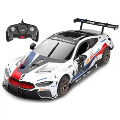   Rastar RC 1:18 BMW M8 GTE összeszerelhető távirányítós autó 97200