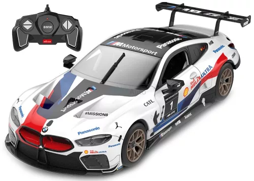 Rastar RC 1:18 BMW M8 GTE összeszerelhető távirányítós autó 97200
