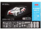 Rastar RC 1:18 BMW M8 GTE összeszerelhető távirányítós autó 97200